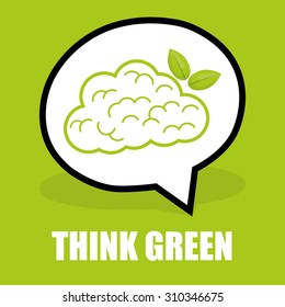 Think positive design, vector illustration eps 10.
