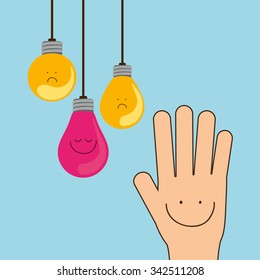 think positive design, vector illustration eps10 graphic 
