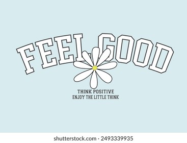 think positive golden foil design watercolor brush inspirational quote slogan text and butterfly, vector illustration for fashion graphics, t shirt prints etc