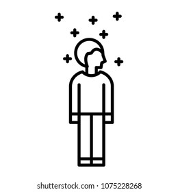 Think positive icon