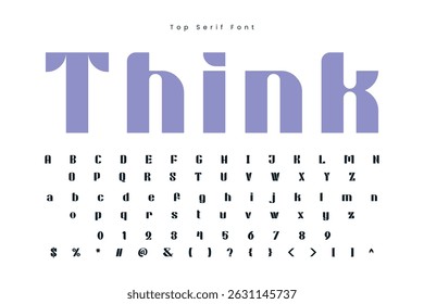 Think premium luxury elegant alphabet letters and numbers