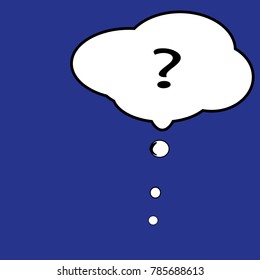 Think. Question. Vector eps 10