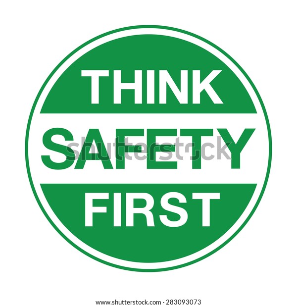 Think Safety First Symbol Stock Vector (Royalty Free) 283093073