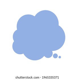 Think speech bubble.Vector illustration that is easy to edit.
