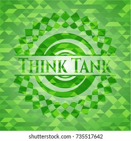 Think Tank Green Mosaic Emblem