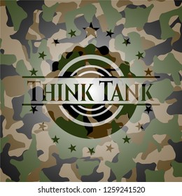 Think Tank on camouflaged pattern