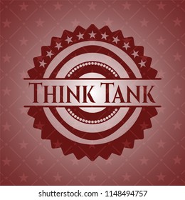 Think Tank vintage red emblem