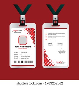 I think this ID card will help you retain your company identity.