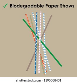 think use paper straws