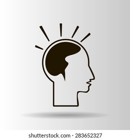Think Vector Illustration Stock Vector (Royalty Free) 283652327 ...