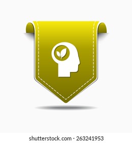 Think Yellow Yellow Vector Icon Design
