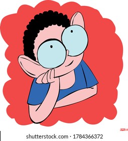 caracter de pensamiento gráfico humano