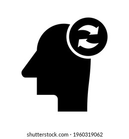 thinker icon or logo isolated sign symbol vector illustration - high quality black style vector icons
