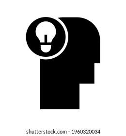 thinker icon or logo isolated sign symbol vector illustration - high quality black style vector icons
