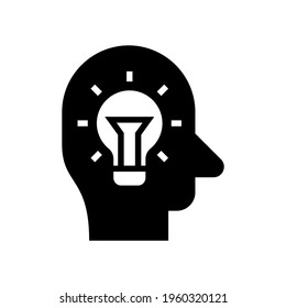 thinker icon or logo isolated sign symbol vector illustration - high quality black style vector icons
