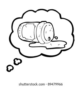 pensar en la caricatura basura