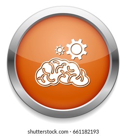 thinking brain icon