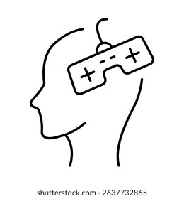 Thinking Brain Icon. Ideas, Intelligence, Ai, Knowledge, Learning, Neuron, Creativity, Inspiration, Brainstorm, Mindset Icons Editable Stroke Vector Illustration