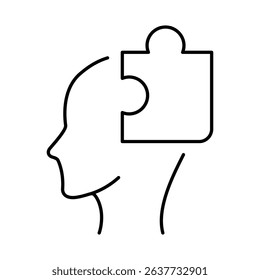 Thinking Brain Icon. Ideas, Intelligence, Ai, Knowledge, Learning, Neuron, Creativity, Inspiration, Brainstorm, Mindset Icons Editable Stroke Vector Illustration