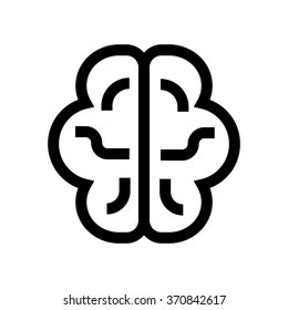 Thinking, brain line icon. Pixel perfect fully editable vector icon suitable for websites, info graphics and print media.