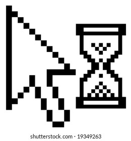 thinking cursor in vector