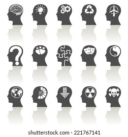 Thinking Heads Icons