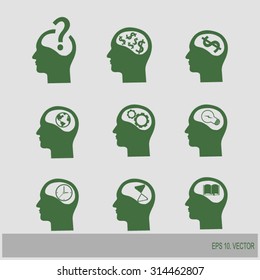 Thinking Heads Icons