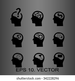 Thinking Heads Icons