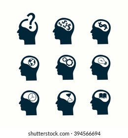 Thinking Heads Icons
