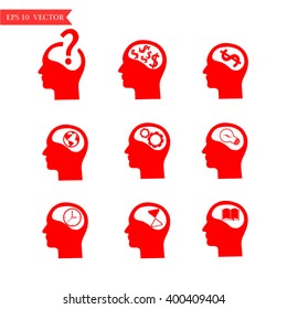 Thinking Heads Icons