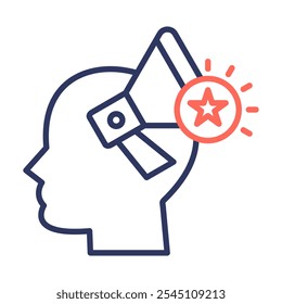 Elemento De Ícone De Pensamento Para Design