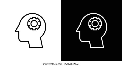 Pensando en diseños de logotipos de iconos. conjunto de diseño de iconos modernos