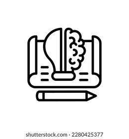 Thinking icon in vector. Illustration