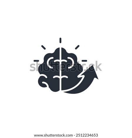 thinking icon. vector.Editable stroke.linear style sign for use web design,logo.Symbol illustration.