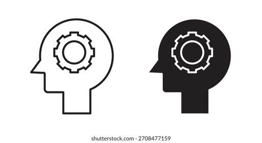 Iconos de pensamiento para usar Diseño web, logotipo. Ilustración de símbolo.