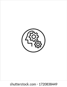 icono de pensamiento,icono de la mejor línea vectorial.