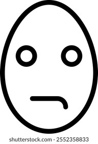 thinking line icon illustration vector