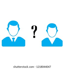  thinking man with question mark