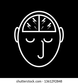 Thinking man sign
