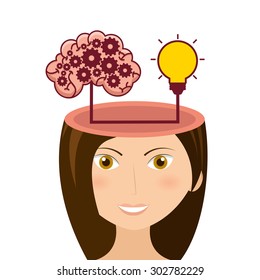 thinking people design, vector illustration eps10 graphic 