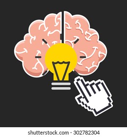 thinking people design, vector illustration eps10 graphic 