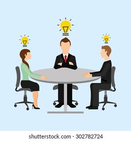 thinking people design, vector illustration eps10 graphic 