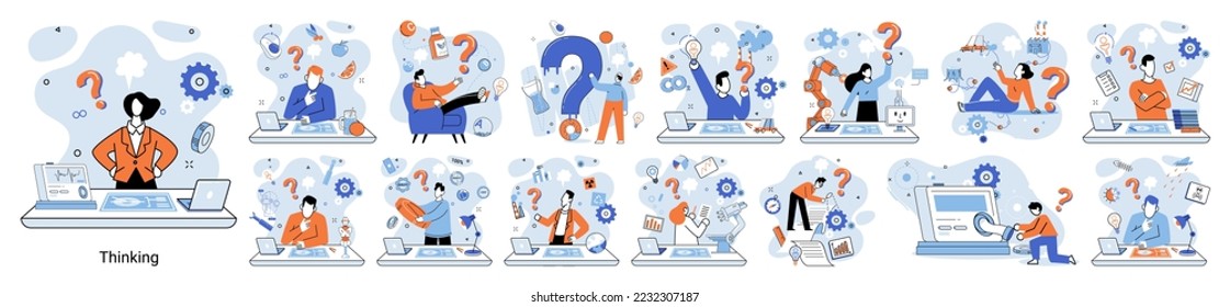 Thinking process of functioning of consciousness, which determines cognitive activity of person and his ability to identify and connect images, ideas, concepts, determine possibilities of their change