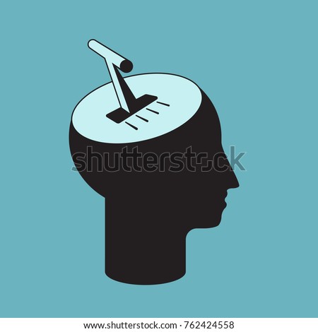   thinking shift lever,neutrally positioned brain mode