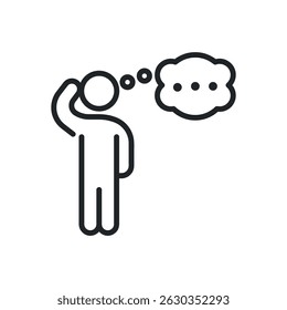 Ícones de linha fina. Pixel perfeito no fundo transparente