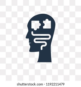 Thinking vector icon isolated on transparent background, Thinking transparency concept can be used web and mobile