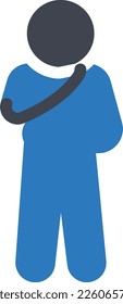 thinking Vector illustration on a transparent background. Premium quality symmbols. Glyphs vector icons for concept and graphic design.