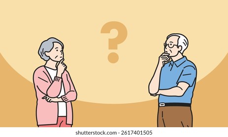 Thinking and Worrying People – Generational Variations. People from young adults to seniors in thoughtful poses. Perfect for content on decision-making, psychology, lifestyle, and family issues.