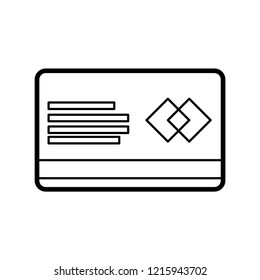 Thinline Credit Card Icon