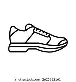 Thin-line sneakers for fashion graphics